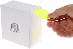 Rillprint étiquettes rondes, diamètre 50 mm, rouleau de 500 pièces, jaune fluo