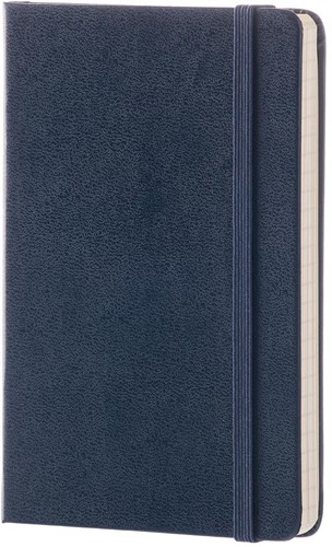 Moleskine notitieboek, ft 9 x 14 cm, gelijnd, harde cover, 192 blad, saffier-2