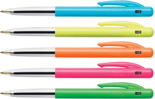 Bic stylo bille M10 Clic Colors, boîte de 50 pièces 1 Stuk