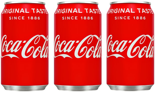 52060:Coca-Cola boisson rafraîchissante, fat canette de 33 cl, paquet de 24  pièces