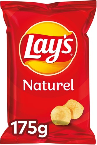 Lay's Chips Naturel, sachet de 175 g 175 Gram