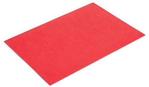 Pergamy couvertures, ft A4, carton grain cuir, 250 micron, paquet de 100 piècess, rouge