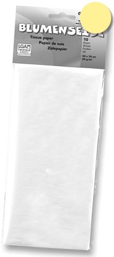 Folia zijdepapier citroengeel