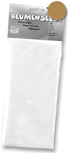 Folia zijdepapier donkergeel
