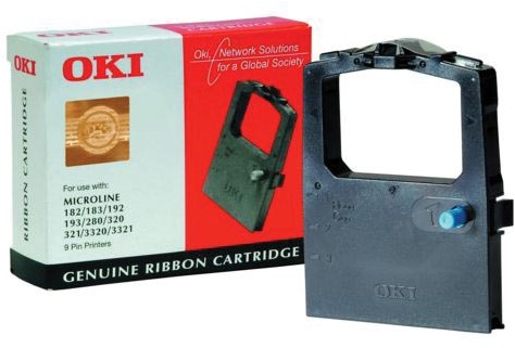 Oki Nylontape zwart -  9002303 1 Stuk