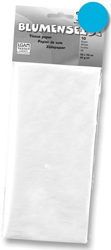 Folia zijdepapier blauw