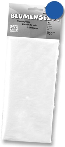 Folia papier de soie bleu foncé