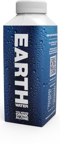 EARTH water, tetra fles van 33 cl, pak van 24 stuks