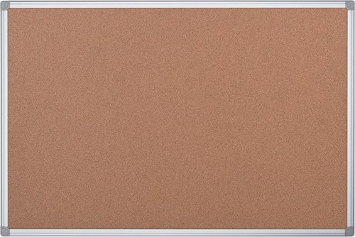 Pergamy kurkbord met aluminium frame ft 120 x 90 cm