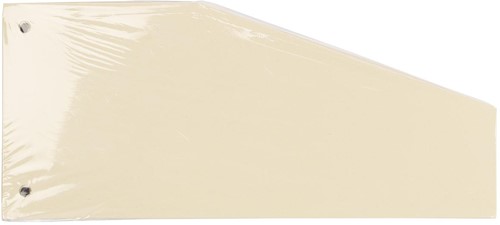 Pergamy intercalaires trapèze, paquet de 100 pièces, chamois