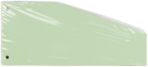 Pergamy trapezium verdeelstroken, pak van 100 stuks, groen