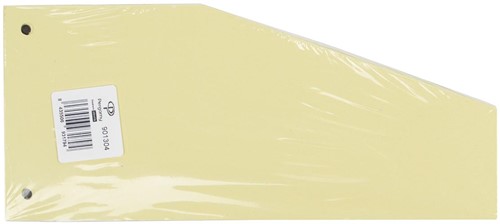Pergamy trapezium verdeelstroken, pak van 100 stuks, geel