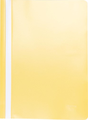 Pergamy snelhechtmap, ft A4, PP, pak van 25 stuks, geel
