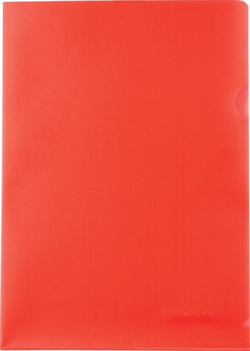 Pergamy pochette coin, ft A4, PP de 120 micron, paquet de 25 pièces, rouge