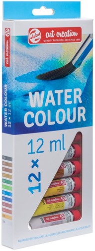 Talens Art Creation aquarelle tube de 12 ml, set de 12 tubes en couleurs assorties 12 Stuk