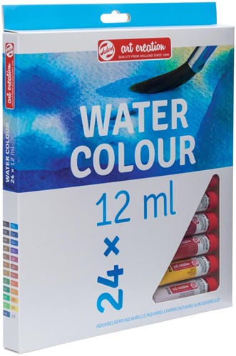 Talens Art Creation aquarelverf 12 ml, set van 24 tubes, assorti