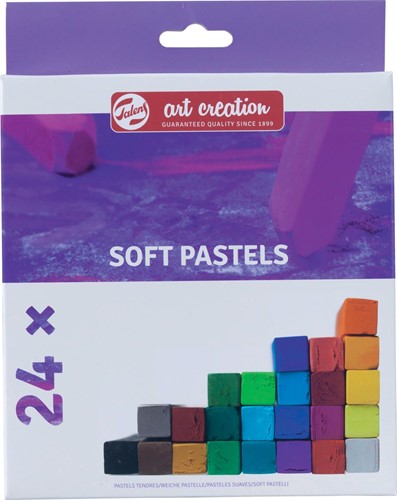 Talens Art Creation softpastels, doos met 24 stuks in geassorteerde kleuren 24 Stuk