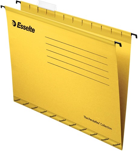 Esselte hangmappen voor laden Classic tussenafstand 330 mm, geel, doos van 25 stuks 1 Stuk