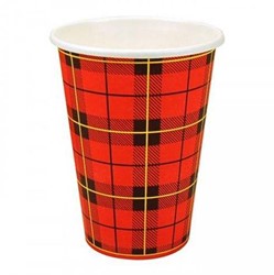 Scotty drinkbeker uit karton, 180 ml, 100 stuks, rood