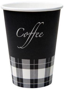 Gobelet en carton Premium, 180 ml, 100 pièces, noir
