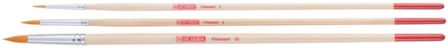 Talens Art Creation set de pinceau ronde en polyestre, set de 3 pinceaux