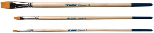 Talens Art Creation penselenset polyester plat, set met 3 penselen 3 Set