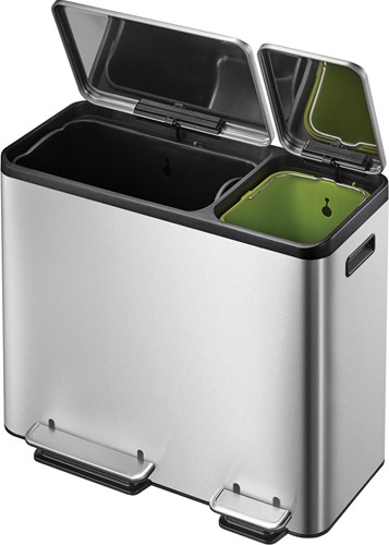 EKO Ecocasa poubelle à pédale 30 + 15l