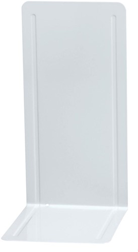 MAUL ordner- boekensteun metaal 24X12x24cm set van 2 stuks wit 2 Stuk
