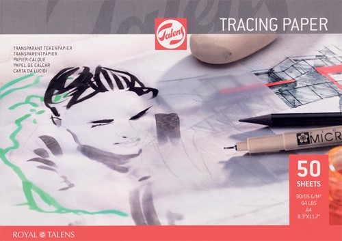 Talens papier calque, 90 g/m², ft A4
