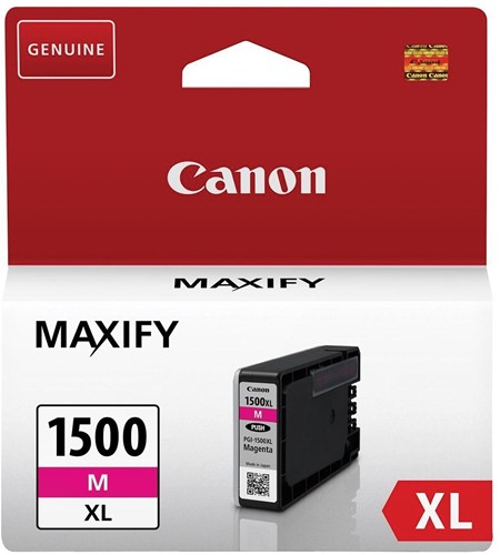 Canon inktcartridge PGI-1500XL, 780 pagina's, OEM 9194B001, magenta 1 Stuk