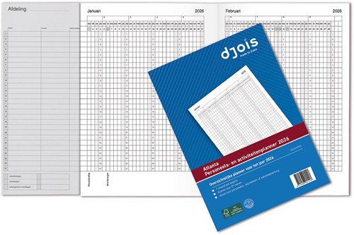 Atlanta personeel- en activiteitenplanner 2026