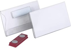 Badge avec aimant, ft 60 x 90 mm, boîte de 20 pièces