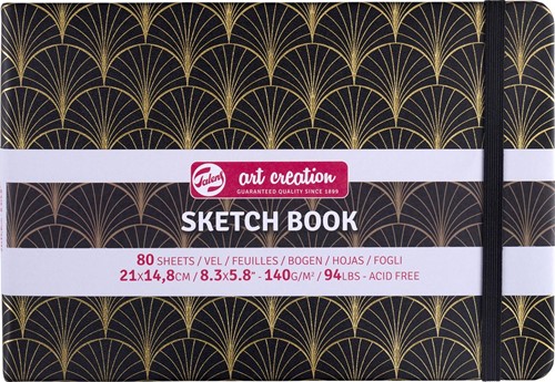 Talens Art Creation cahier de croquis, Art Deco, 21 x 14,8 cm