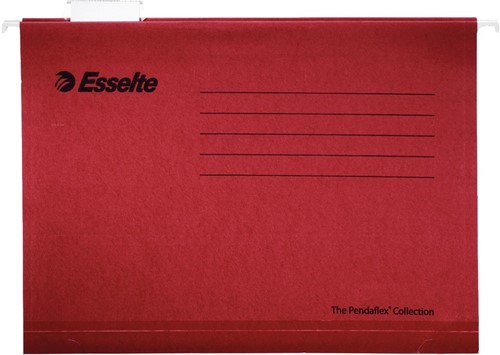 Esselte Classic hangmappen voor laden, tussenafstand 365 mm, rood