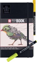 Sakura schetsboek, 140 g/m², ft 13 x 21 cm, wit, 80 vel-2