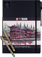 Sakura schetsboek, 140 g/m², ft A4, wit, 80 vel-2