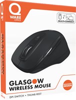 Qware draadloze muis Glasgow, zwart-1