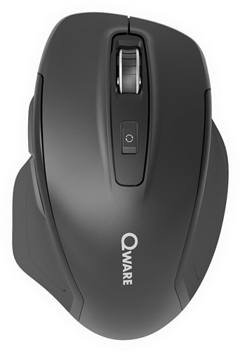 Qware draadloze muis Glasgow, zwart