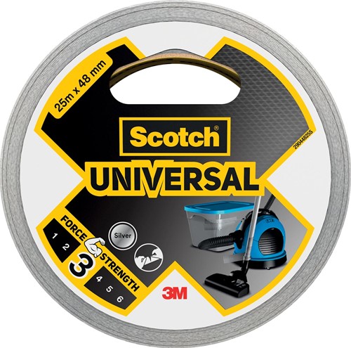 Scotch ruban de réparation Universal, ft 48 mm x 25 m, argent