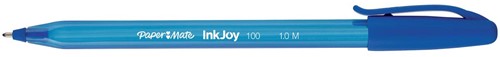 Paper Mate stylo bille InkJoy 100 avec capuchon, bleu 1 Stuk