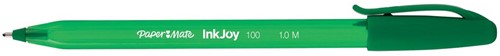 Paper Mate stylo bille InkJoy 100 avec capuchon, vert