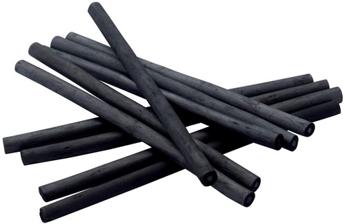 Talens houtskool 14 cm, blister met 10 stuks