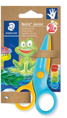 Staedtler Noris Junior peuterschaar, rechtshandig, geel/blauw