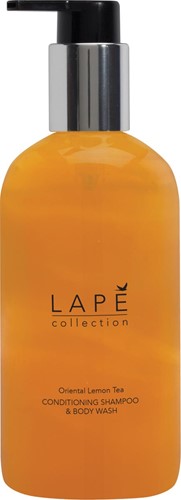 Lapé shampooing et gel douche, thé citron Oriental, flacon de 300 ml