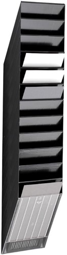 Durable folderhouder Flexiboxx 12 A4 zwart 1 Stuk
