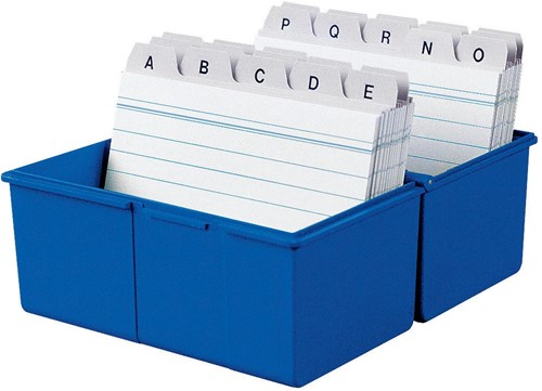 Han systeemkaartenbak ft A7, blauw 1 Stuk