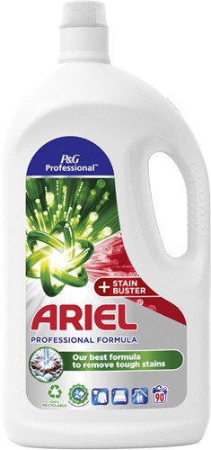 Ariel Professional Formula Stain Buster lessive liquide, bouteille de 4,05 liter, 90 doses