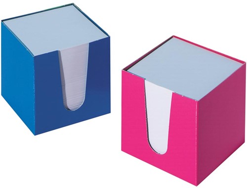 cube-mémo feuillets blancs