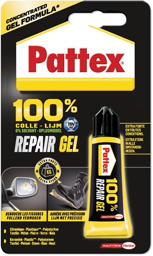 Pattex alleslijm Repair Extreme, tube van 8 g, op blister 1 Stuk