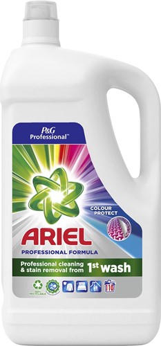 Ariel Professional Formula Colour Protect lessive liquide, bouteille de 4,95 liter, 110 doses